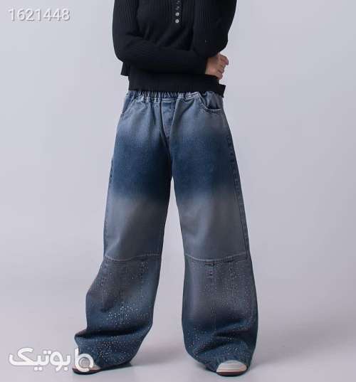 شلوار جین دخترانه  آبی 04 2026