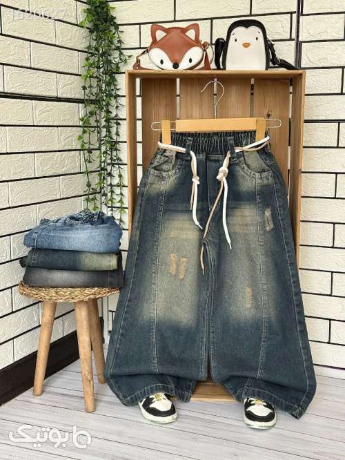 شلوار شافل دخترانه  نقره ای 04 2026