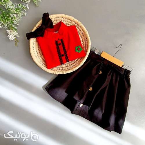 شومیز دامن دخترانه  مشکی 04 2026