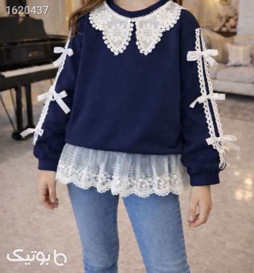 شومیز دخترانه  سورمه ای 04 2026