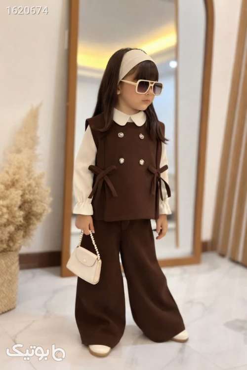 وست و شلوار پرطرفدار  قهوه ای 04 2026