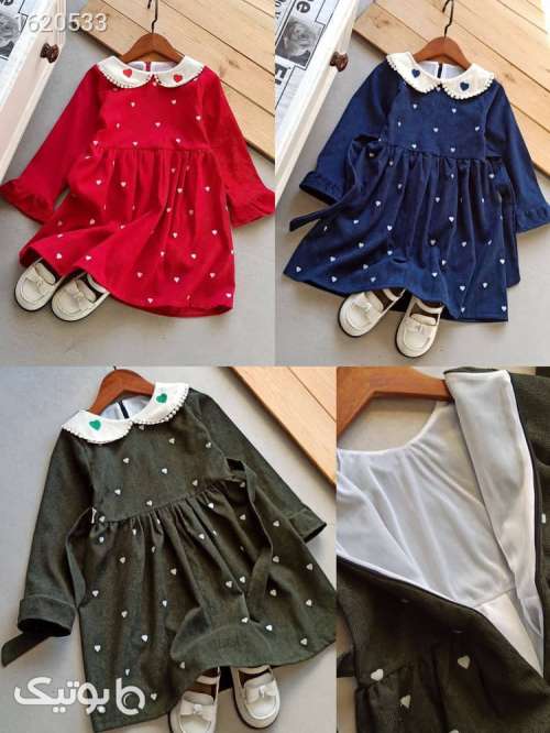 پیراهن دخترانه  سبز 04 2026