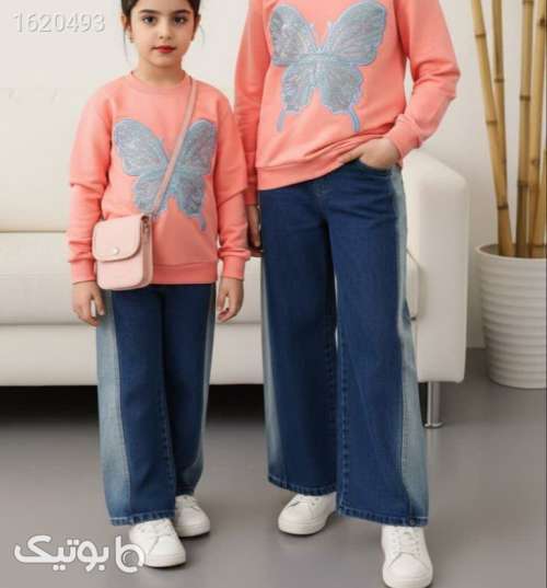 کراپ شلوار دخترانه  آبی 04 2026