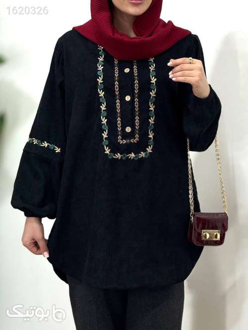 تونیک گلدوزی  مشکی 04 2026