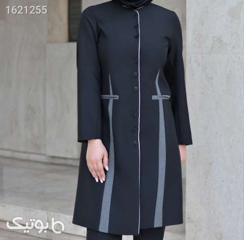 مانتو شلوار اداری دیانا  مشکی 04 2026