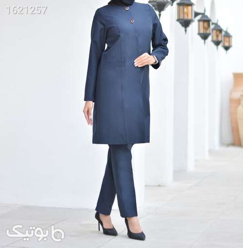 مانتو شلوار اداری ساغر  سبز 04 2026