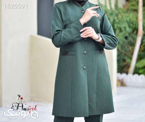 مانتو شلوار اداری پرطرفدار  سبز 04 2026