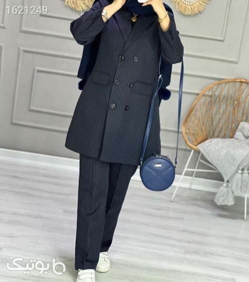 مانتو شلوار اداری پریا مشکی 04 2026