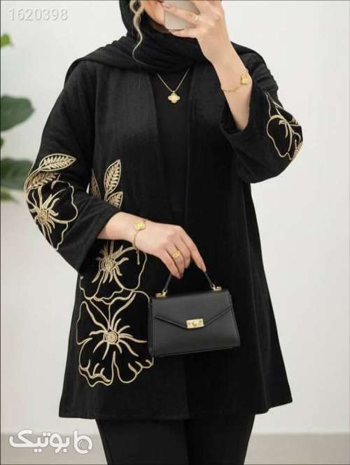 مانتو بسیار شیک  مشکی 04 2026