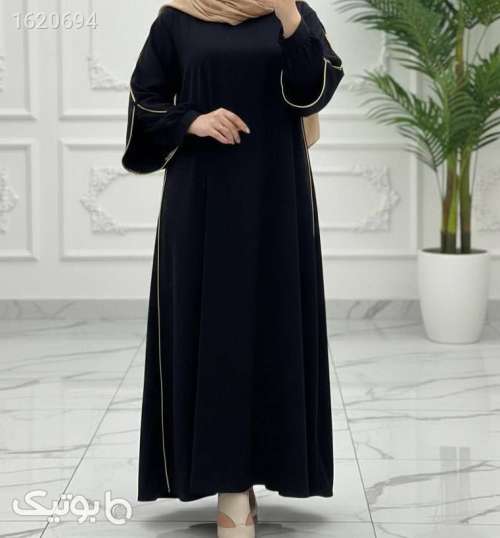 مانتو بلند مشکی 04 2026