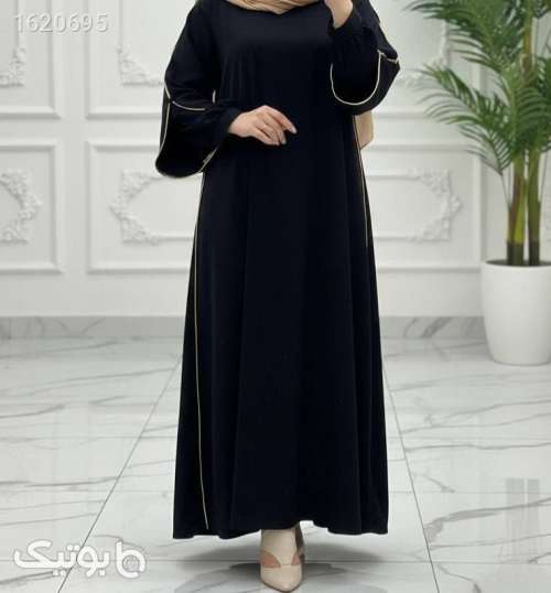 مانتو بلند مشکی 04 2026