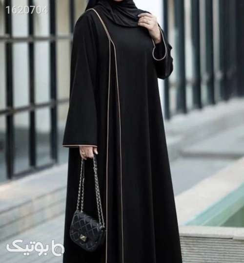 مانتو بلند مشکی 04 2026