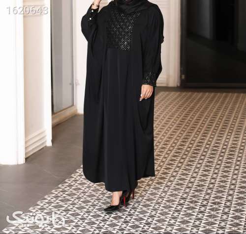 مانتو عبایی  مشکی 04 2026