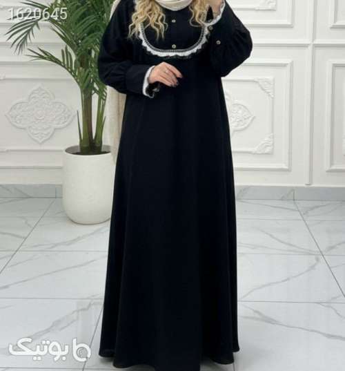 مانتو عبایی مشکی 04 2026