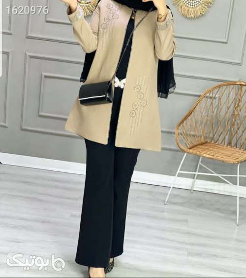 مانتو فوق العاده شیک  مشکی 04 2026