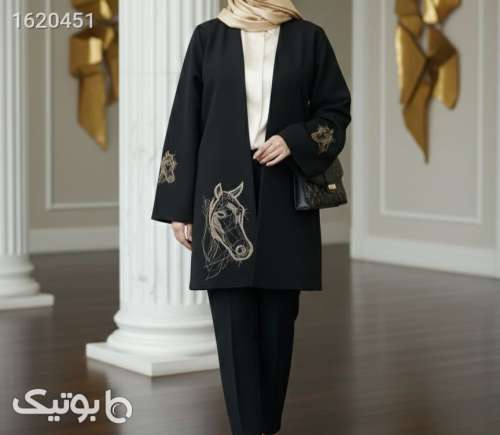 مانتو مجلسی  مشکی 04 2026