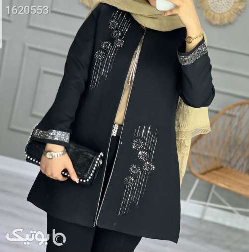 مانتو مجلسی  مشکی 04 2026