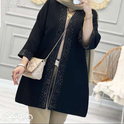 مانتو مجلسی  مشکی 04 2026