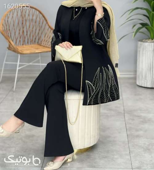 مانتو مجلسی  مشکی 04 2026