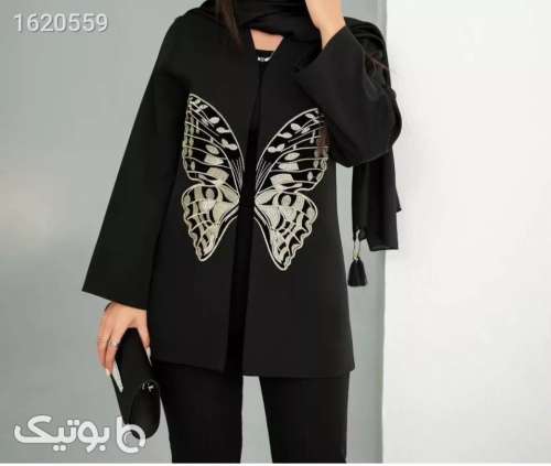 مانتو مجلسی  مشکی 04 2026