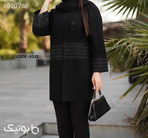 مانتو مجلسی  مشکی 04 2026