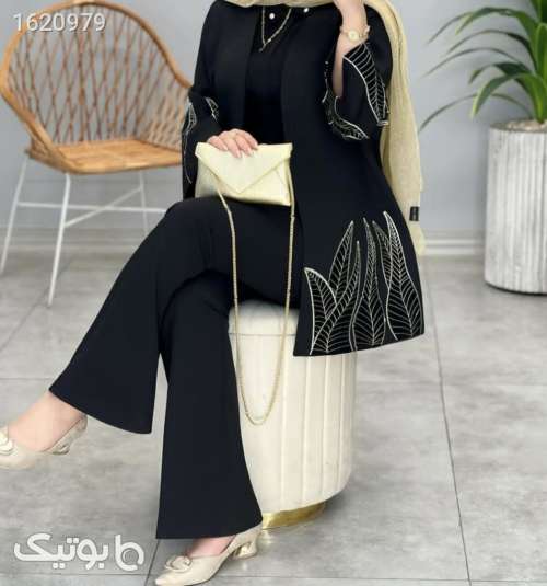 مانتو مجلسی  مشکی 04 2026