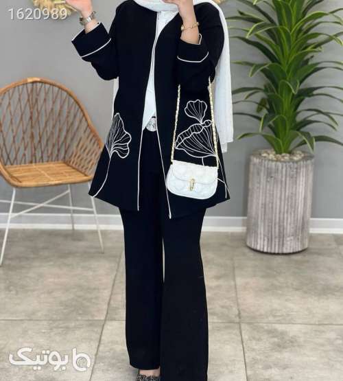 مانتو مجلسی  مشکی 04 2026