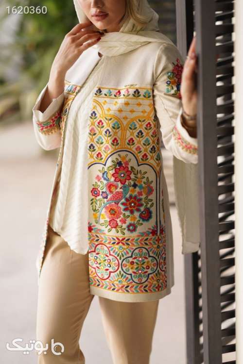 مانتو مجلسی خفن  کرم 04 2026