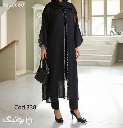 مانتو مجلسی خفن  مشکی 04 2026