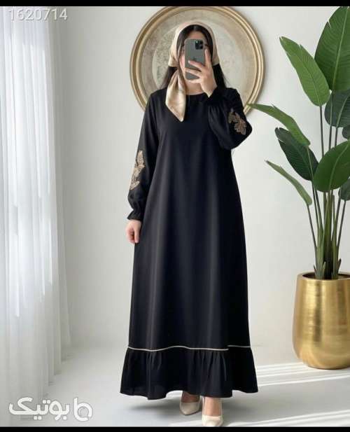 مانتو پروانه مشکی 04 2026