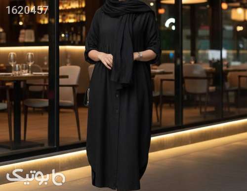 مانتو پیراهنی خفن  مشکی 04 2026