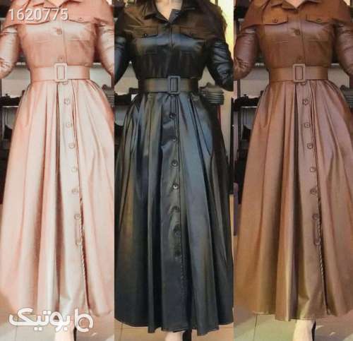 مانتو چرم خفن مشکی 04 2026