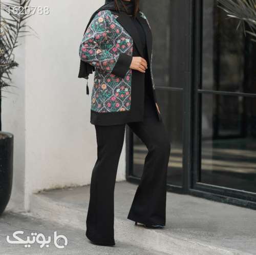 مانتو کتی  مشکی 04 2026