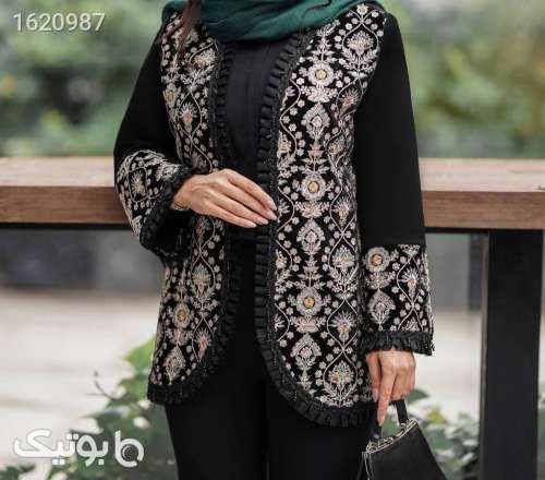 مانتو کتی مجلسی  مشکی 04 2026