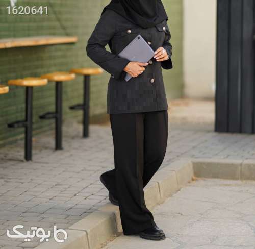 مانتو کوتاه رسمی مشکی 04 2026