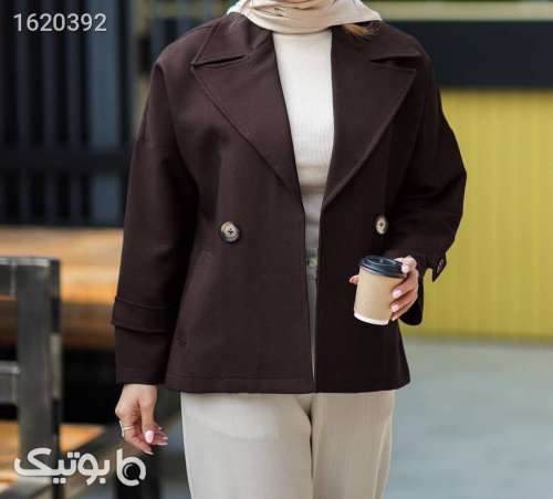 کت تک دکمه پرطرفدار  مشکی 04 2026