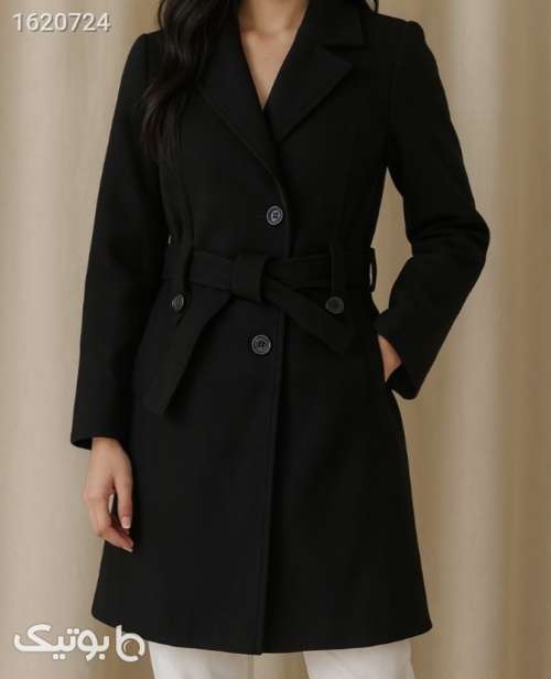 پالتو فوتر استردار مشکی 04 2026