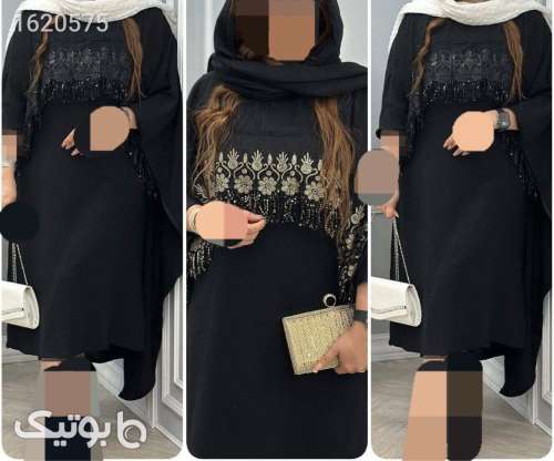 ست دوتیکه مجلسی  مشکی 04 2026