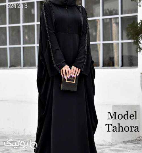 مانتو عبایی خفن  مشکی 04 2026