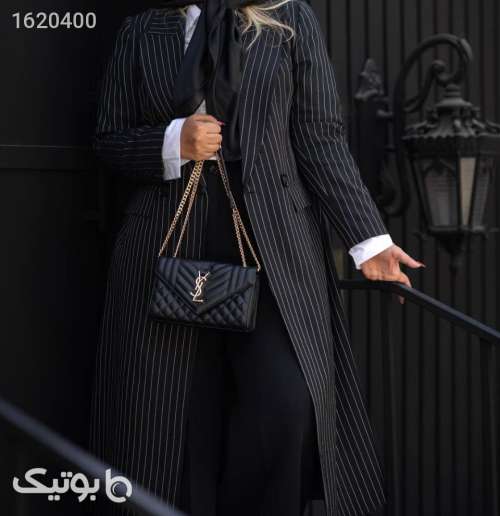 ست مانتو دیپلمات و شلوار  مشکی 04 2026