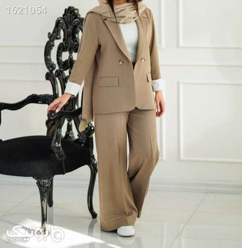 کت و شلوار مدل فرینوش  کد: 2464 مشکی 04 2026